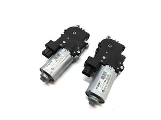 04-13 BMW X5 E53 E70 04-11 X3 (F25) PANORAMIC GLASS SUNROOF SUN ROOF MOTOR SET 2 — exact item pictured